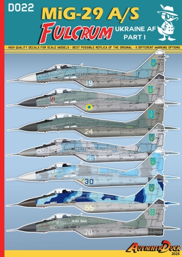 MiG-29 Fulcrum A/C - Ukrainian Air Force 1:72