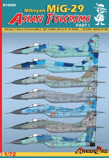 MiG-29 "Asian Fulcrums" - Decal part 1 1:72