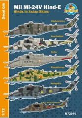 Mil Mi-24V Hind-E - Hinds in Asian Skies 1:48