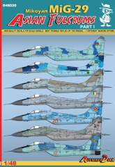 MiG-29 "Asian Fulcrums" - Decal part 1 1:48