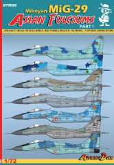 MiG-29 "Asian Fulcrums" - Decal part 1 1:72